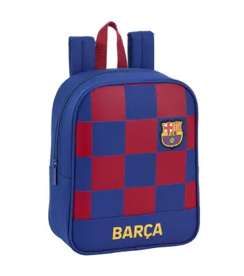 Mochila del Barça de color azul y rojo.